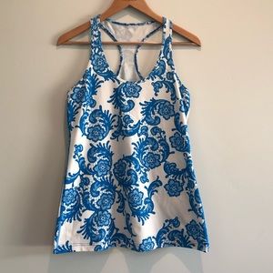 Lululemon Floral Workout Tank Top